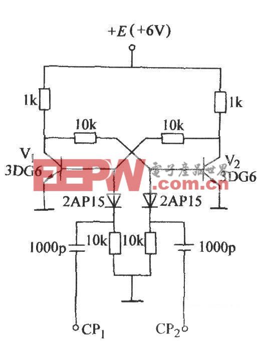 不加反向偏置的双稳态电路